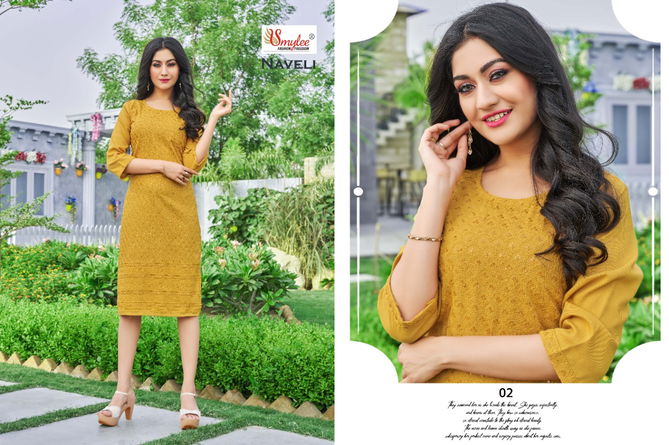 Rung Naveli New Exclusive Wear Designer Rayon Kurti Collection